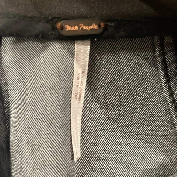 Free People Black Jean Skirt - Picture 2 of 6